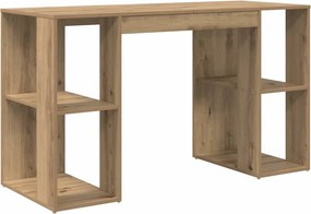 vidaXL Γραφείο Artisan Oak Επεξεργασμένο ξύλο 130 x 50.5 x 75 εκ