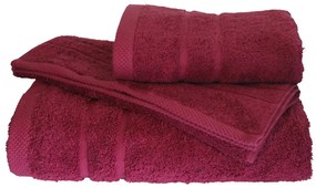 Σετ πετσέτες 3τμχ 600gr/m2 Dora Crimson 24home