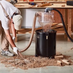 VEVOR Cyclone Dust Separator Vacuum Cleaner Separator 4" for 18.9-37.85L Tank