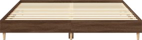 vidaXL Πλαίσιο κρεβατιού χωρίς στρώμα 200x200 εκ. Επεξεργασμένο Ξύλο