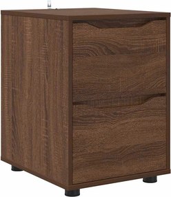 vidaXL Ντουλάπι αποθήκευσης Καφέ δρυς 40 x 48 x 57 εκ