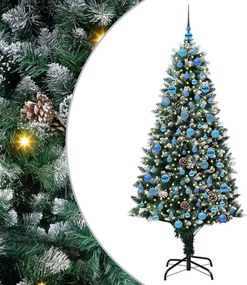 vidaXL Τεχνητό Χριστουγεννιάτικο Δέντρο με 300 LED Πράσινο 180 cm