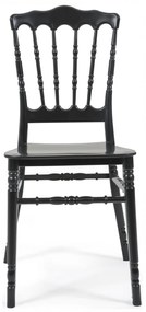 Chair Napoleon-PP Black*  metax-01-00-1545 διάστ.43.0000 x 40.0000 x 90.0000