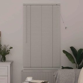 vidaXL Βενετσιάνικες Ρόδες Λευκό 130 x 80 εκ Αλουμίνιο