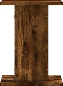 vidaXL Βάσεις Φυτών 2Τεμ. Καπνιστή Δρυς 30x30x40εκ. Επεξεργασμένο Ξύλο