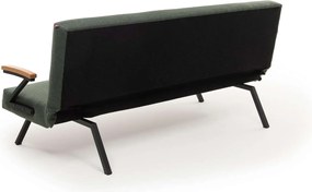 Τριθέσιος Καναπές Κρεβάτι Πράσινο NAGAN 64x180x78
