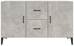 vidaXL Ντουλάπι Γκρι Σκυροδέματος 100 x 36 x 60 εκ. Επεξεργασμένο Ξύλο