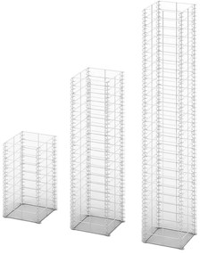 vidaXL Συρματοκιβώτια Σετ 3 Τεμαχίων από Γαλβανισμένο Σύρμα