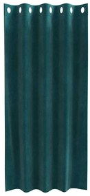 vidaXL Κουρτίνες 2 pcs Σκούρο Πράσινο 140 x 175 cm Βελούδο