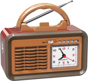 Επαναφορτιζόμενο ραδιόφωνο Retro με ηλιακό πάνελ - XB-9009BTS - 890021 - Red