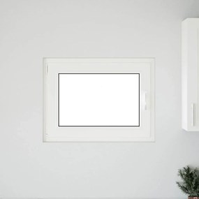 vidaXL Παράθυρο Υπογείου "RISOR" 80x60 εκ. Ανακλινόμενο & Περιστρεφόμενο DIN Αριστερό Ανθρακί