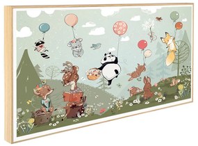 Παιδικό Κάδροι Ζωάκια με Μπαλόνια KDP2 30x60cm