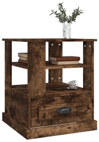 vidaXL Βοηθητικό Τραπέζι Καπνιστή Δρυς 50x50x60 εκ. Επεξεργασμένο Ξύλο