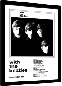 Κορνιζαρισμένη αφίσα The Beatles - With the Beatles
