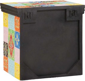 vidaXL Κομοδίνο με συρτάρι Πολύχρωμο 40 x 30 x 40 εκ
