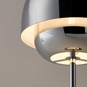 Επιτραπέζιο φωτιστικό από μεταλλικό χρώμιο Kinoko