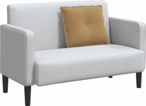 vidaXL Μαξιλάρι Πλάτης Καφέ 60 x 50 cm Υφασμάτινο Κορντουρά