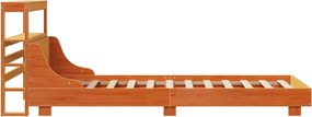 vidaXL Σκελετός Κρεβ. Χωρίς Στρώμα Καφέ Κεριού 90x200 εκ Μασίφ Πεύκο