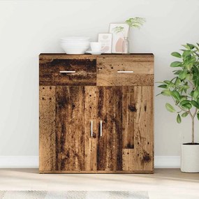 vidaXL Πλαϊνό γραφείο Παλιό ξύλο 78 x 38 x 80 εκ Επεξεργασμένο ξύλο