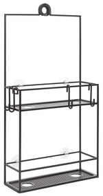 Ραφιέρα Ντουζ Cubiko 023461-040 Black Umbra Polypropylene