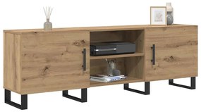vidaXL Ντουλάπι TV με ράφι με αποθήκευση με πόρτα 150 x 30 x 50 cm Επεξεργασμένο ξύλο