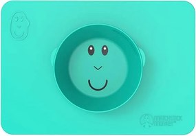 Δίσκος Εκπαίδευσης Φαγητού Matchstick Monkey Anti-Slip Bowl Green