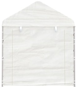 vidaXL Κιόσκι με Τέντα Λευκό 13,38 x 2,28 x 2,69 μ. από Πολυαιθυλένιο