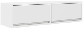 vidaXL Ντουλάπι Τηλεόρασης Λευκό 100x31x25,5 εκ Επεξεργασμένο Ξύλο