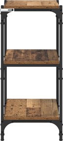 vidaXL Βιβλιοθήκη Παλαιό ξύλο 40 x 33 x 70,5 εκ.