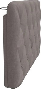 vidaXL Μαξιλάρι για Κεφαλάρι Taupe 100 εκ. Υφασμάτινο