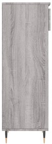 vidaXL Παπουτσοθήκη Γκρι Sonoma 40x36x105 εκ. από Επεξεργασμένο Ξύλο