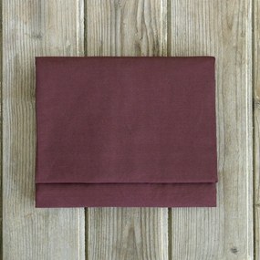 Σεντόνι Unicolors Deep Bordo Nima Queen Size 240x260cm 100% Βαμβάκι