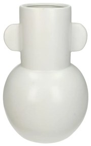 Βάζο Λευκό Κεραμικό 17x17x26cm
