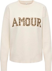Πουλόβερ με στρογγυλή λαιμόκοψη Amour