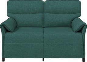 vidaXL Καναπές 100% πολυέστερ μεταλλικό πλαίσιο MDF, Κόντρα πλακέ
