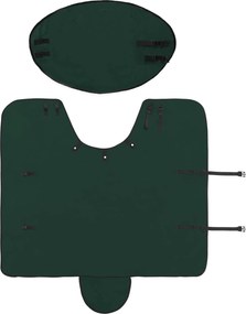 vidaXL Σαμάρι Ίππου Σκούρο πράσινο Πολυεστέρας