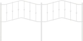 vidaXL Ανταλλακτικό κεφαλάρι Λευκό 200 εκ. Μεταλλικό