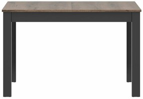 Τραπέζι Boston 478, Μαύρο, Monastery δρυς, 75x60x100cm, 22 kg, Επιμήκυνση, Πλαστικοποιημένη μοριοσανίδα | Epipla1.gr