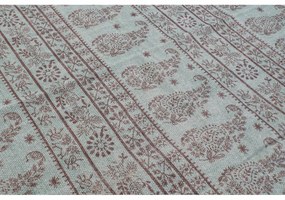 Χαλί DKD Home Decor 160 x 230 x 0,4 cm Μπλε πολυεστέρας Πράσινο Άραβας (x2)