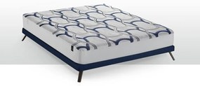 Linea Strom Epoques Cool Blue Προστατευτικό κάλυμμα στρώματος με ίνες sensice &amp; λάστιχο (91-100)x200cm