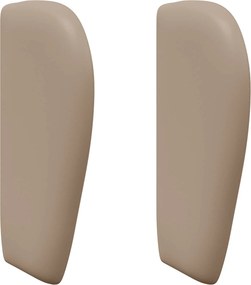 vidaXL Αυτί Κεφαλής Ώχρα 40 x 23 x 6 εκ PVC