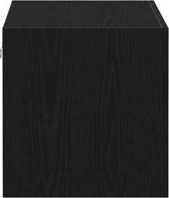 vidaXL Ντουλάπι Τοίχου Μαύρο Δρυς 80x39x40 εκ. Επεξεργασμένο Ξύλο