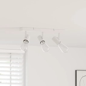 vidaXL Σποτ οροφής Λευκό 38 x 6.5 x 11.5 εκ Ατσάλι