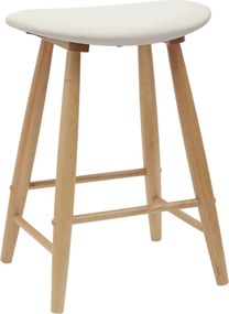 vidaXL Καρέκλες φαγητού 2 pcs Φυσικό 46 x 37 x 63 εκ