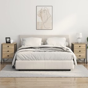 vidaXL Κομοδίνο Sonoma Δρυς 42 x 41 x 61 εκ Επεξεργασμένο ξύλο