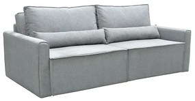 LIDRA Καναπές – Κρεβάτι 2Θέσιος, Ύφασμα Γκρι Sofa:210x110x85 Bed:137x190cm