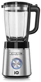 Iq Μπλέντερ Για Smoothies Με Γυάλινη Κανάτα 1.75lt 1400w Bl-415 Inox
