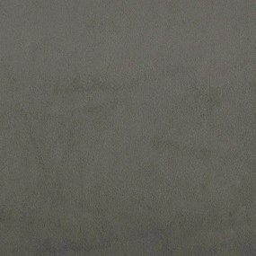 Πλαίσιο Κρεβατιού με Κεφαλάρι Σκ. Γκρι 140x200 εκ. Βελούδινο - Γκρι