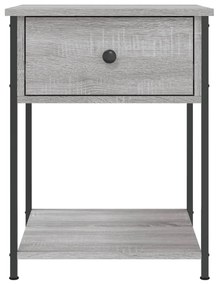 vidaXL Κομοδίνα 2 τεμ Γκρι Sonoma 44x45x58 εκ. από Επεξεργασμένο Ξύλο