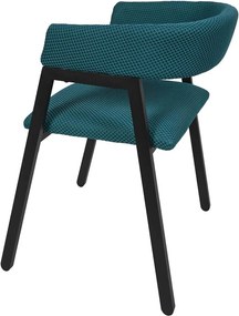 ΚΑΡΈΚΛΕΣ &amp; ΠΟΛΥΘΡΌΝΕΣ DESIGN ARMCHAIR ATOM BLUE M2 A1/M2 HD0464